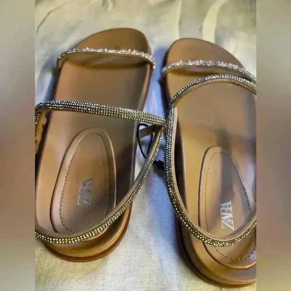 🔥🔥zara rhinestone sandals - Picture 12 of 16